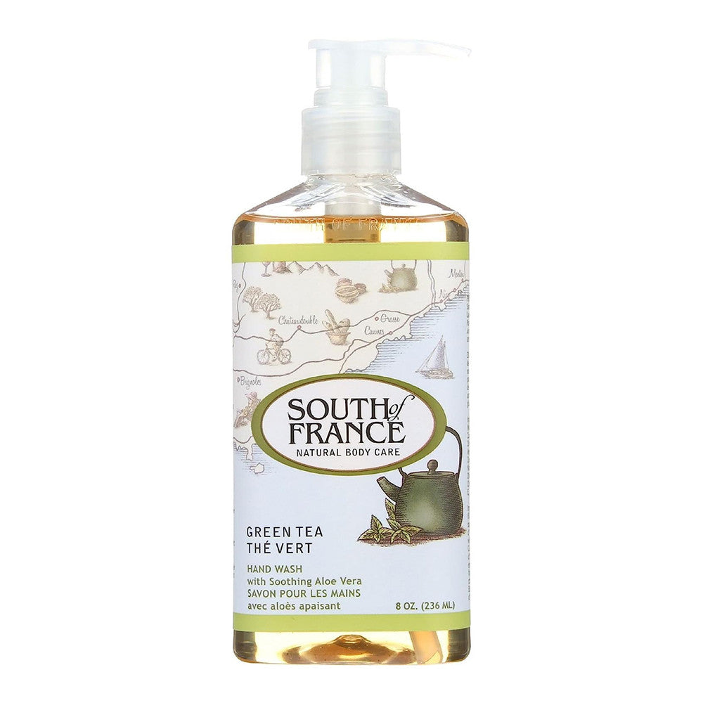 South Of France Hand Wash, Green Tea, 8 Oz